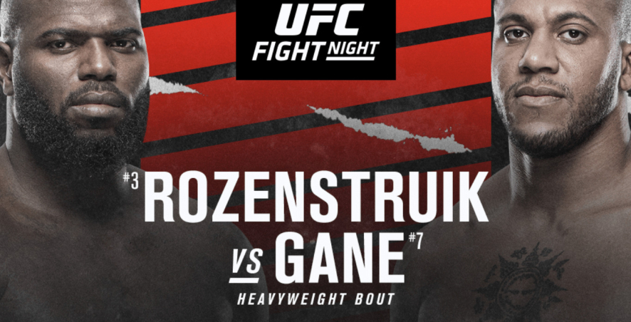 UFC Fight Night 186: Розенстрайк vs. Ган: даты, кард, анонс, прогнозы