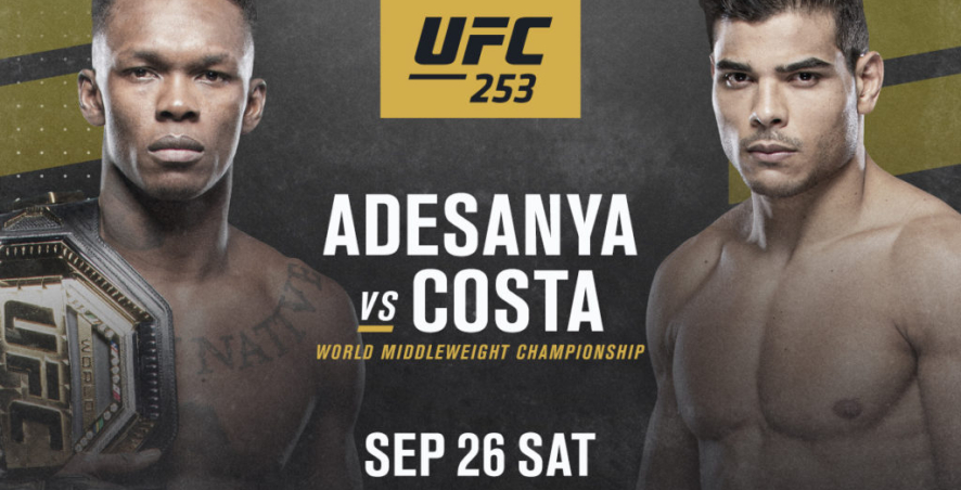 UFC 253: Адесанья vs. Коста: даты, кард, анонс, прогнозы