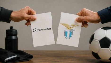 Лацио и Polymarket прекратили сотрудничество на фоне бана сервиса в Италии