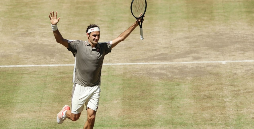 Федерер выиграл свою «Ла Десиму» в Халле и установил рекорд