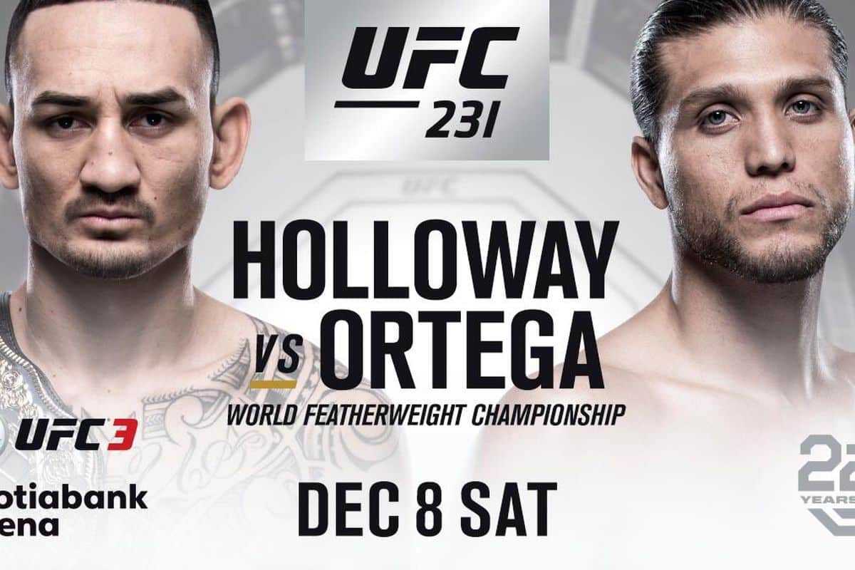 Прогноз на бой Макс Холлоуэй - Брайан Ортега UFC231