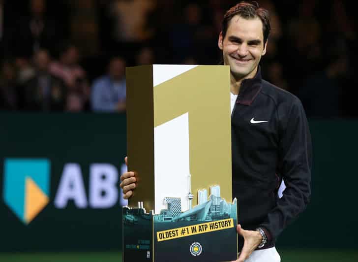 Роджер Федерер считается фаворитом в борьбе за звание первой ракетки мира 