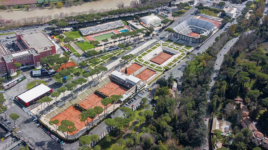 Теннисные корты в Риме Форо Италико