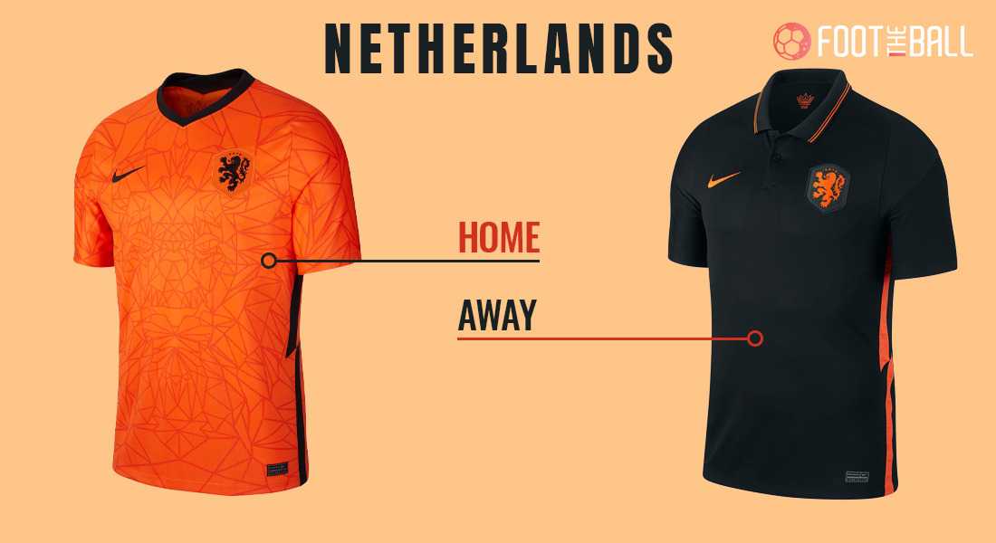 Официальная форма сборной Нидерландов на Евро 2021