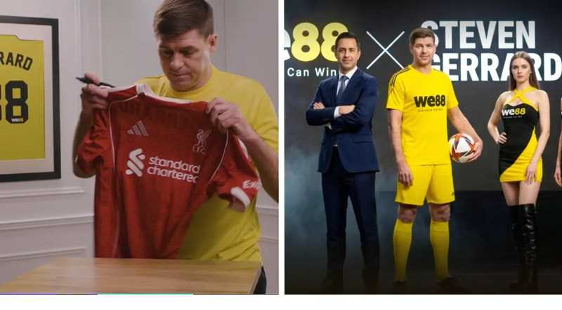 Джеррард We88 - спонсорство